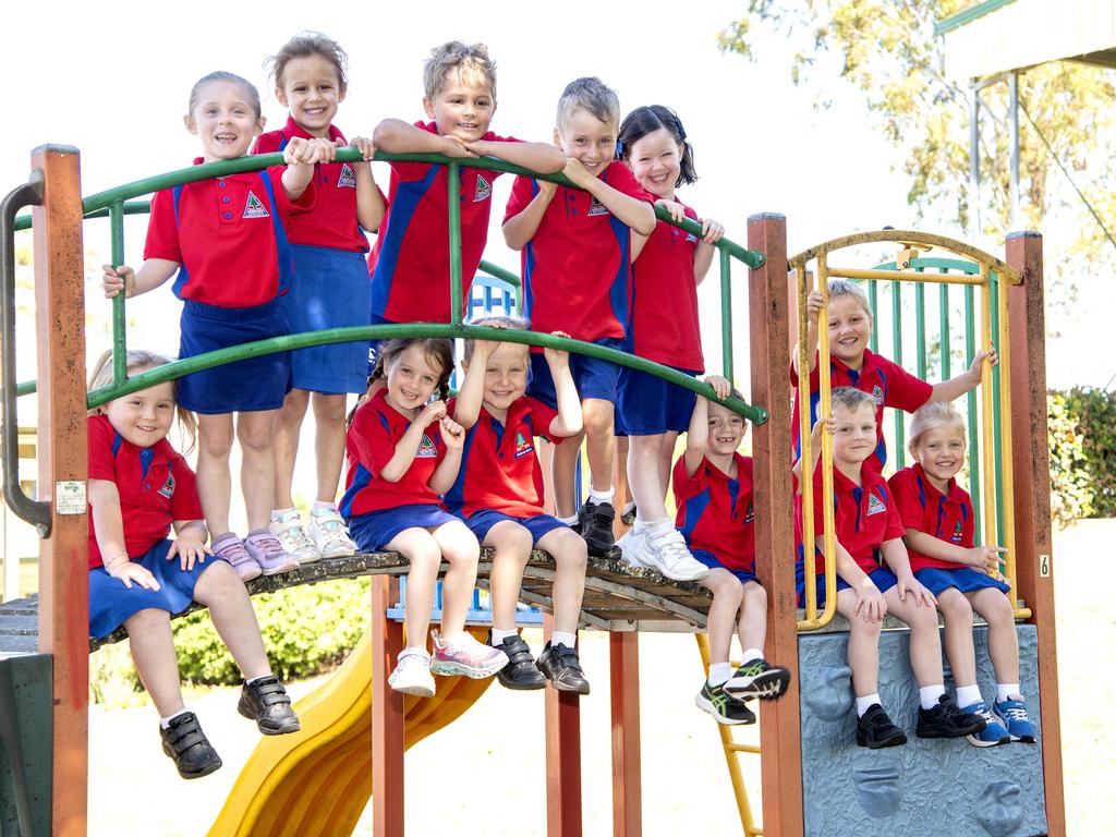 My First Year 2023: Vale View State School Prep students, February 2023. Picture: Bev Lacey