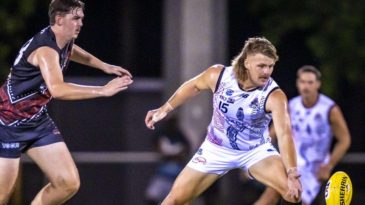 Wyatt Ryan has had a great start to the season. Picture: Patch Clapp / AFLNT Media