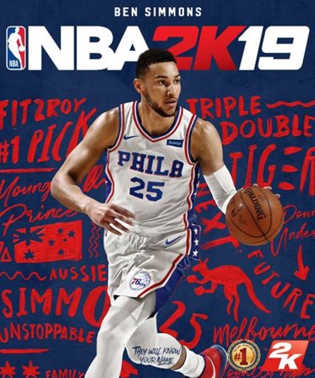 Nba 2k19 ben simmons cover on sale