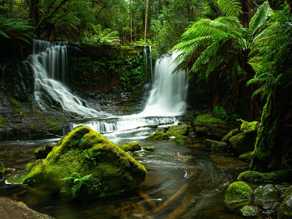 Reader picture for your Focus on Tasmania. Horsehoe Falls National Park. Picture: Neville Hodges. ***ONE TIME USE ONLY***