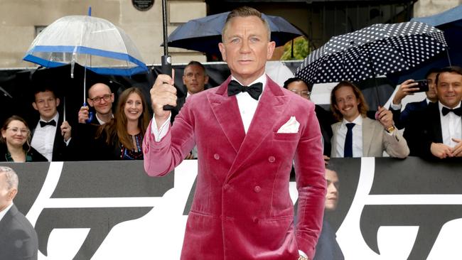 Daniel Craig attends the World Premiere of No Time To Die at Royal Albert Hall, London, on September 28. Picture: Tristan Fewings/Getty Images.