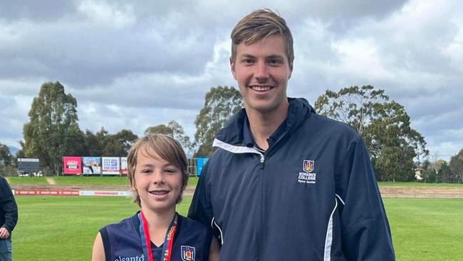 Solomontown superstar Corey Davey took out this season's SGFL Mail Medal. Picture: Solomontown Football Club