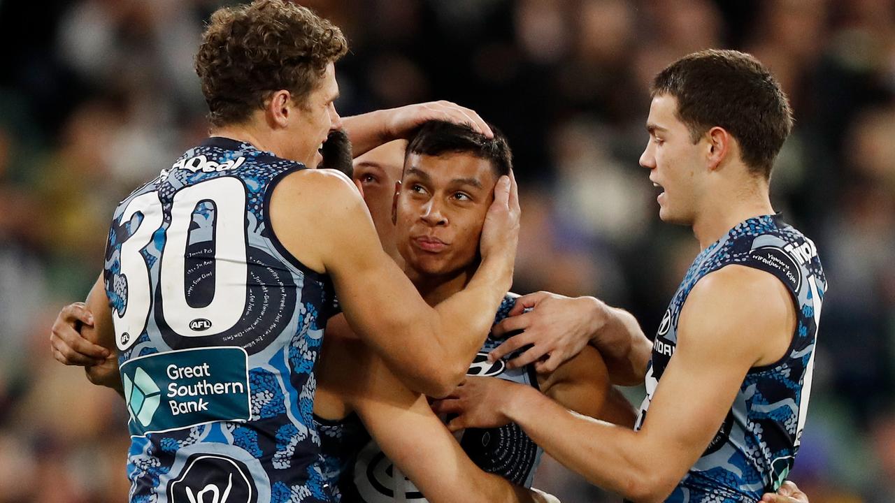 Carlton is sweating on Jesse Motlop’s fitness.