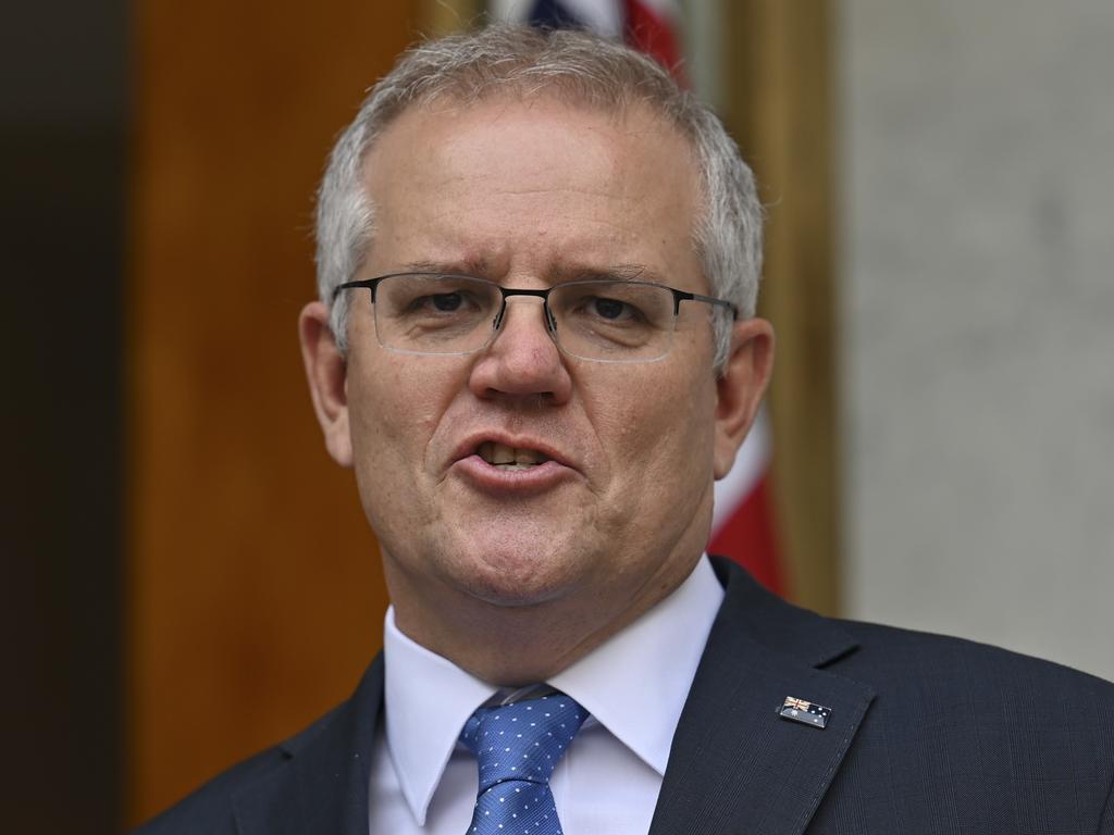 Scott Morrison has announced more Sydneysiders will be eligible for an emergency Covid-19 support payment. Picture: NCA NewsWire / Martin Ollman