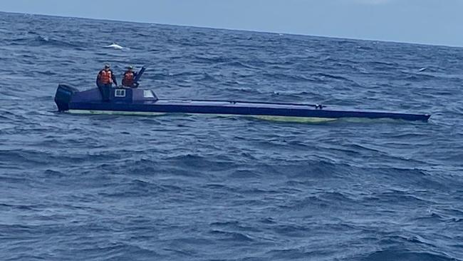 The subs were believed to be bound for Australia. Picture: Colombian Navy.