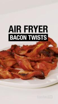 Air fryer bacon twists