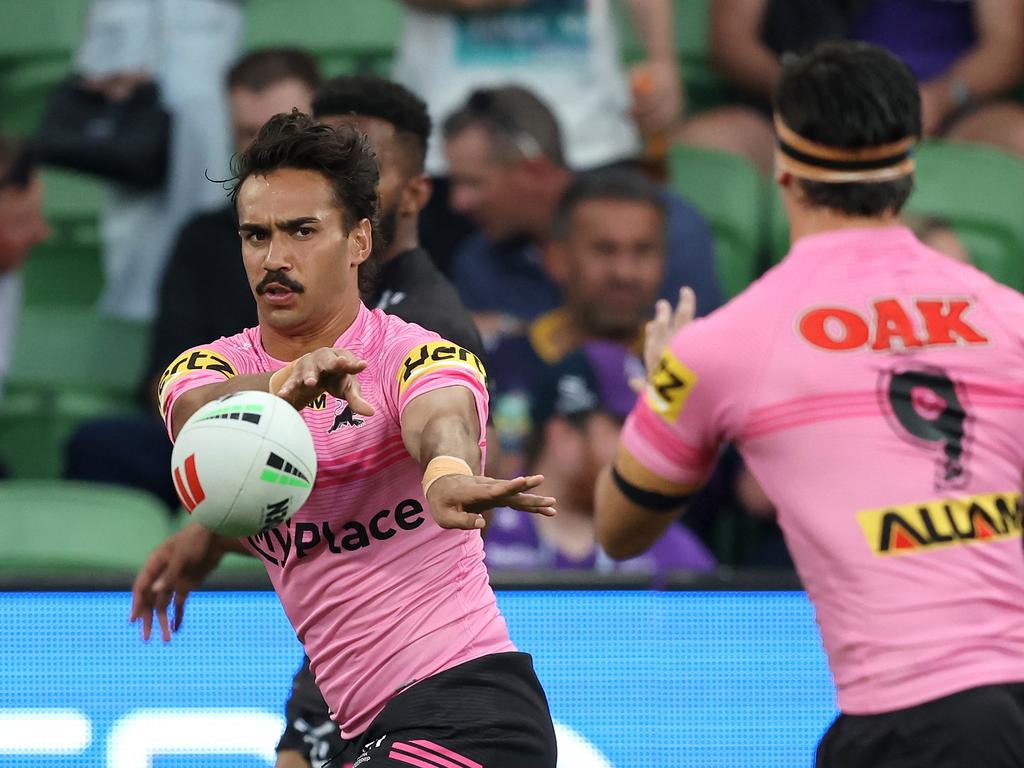 Daine Laurie is back in Panthers colours. Photo: Robert Cianflone/Getty Images