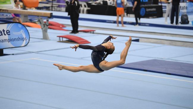 Young gymnast Chloe Hogan. Picture: Supplied.