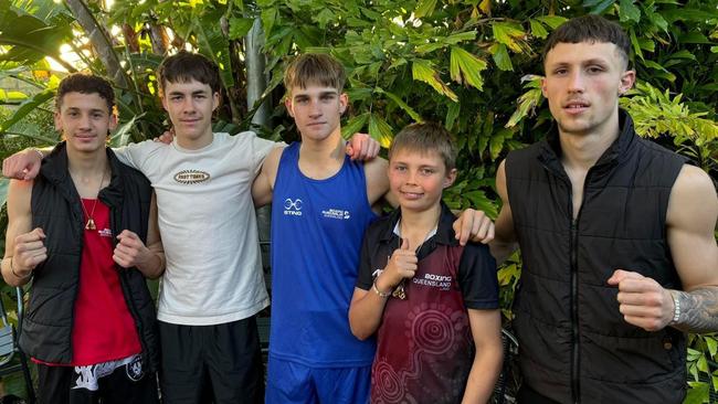 JJ, Corey, Judd, Beau and Seth at Golden Gloves