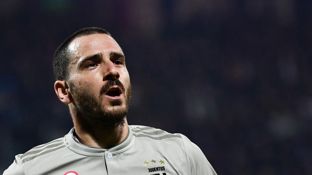 Juventus' Italian defender Leonardo Bonucci has been canned for his comments