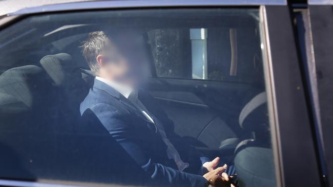 A Current Affair senior report Ben McCormack was taken to Redfern Police Station by detectives following a vehicle stop in Moore Park.