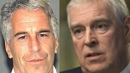 Prince Andrew and Jeffrey Epstein split photo