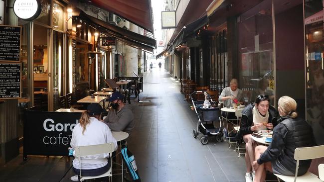 Melbourne has reopened after a long COVID lockdown. Picture: David Crosling