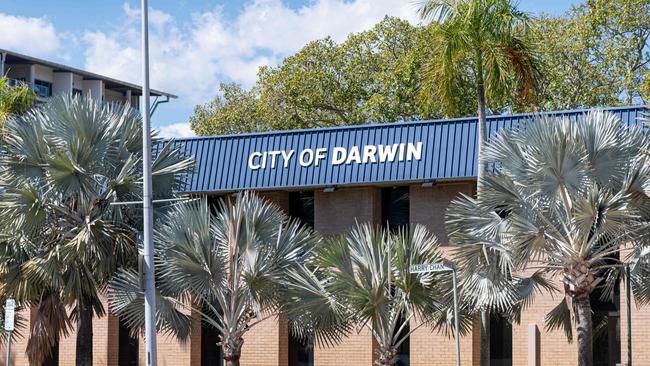 Darwin council’s elected members are on notice after some heated exchanges at recent meetings. Picture: Che Chorley