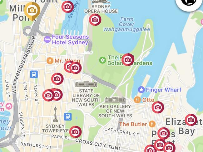 SetJetters app in Sydney. Picture: SUpplied