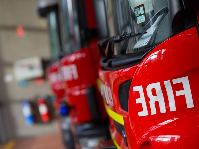 A stock image of a Fire Rescue Victoria fire truck. Picture: Fire Rescue Victoria.