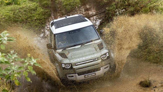 Getting dirty is well within the Land Rover Defender 90 Series’ remit.