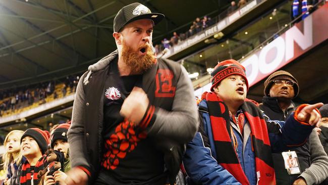 Dons fans were left fuming by the performance. Picture: AAP