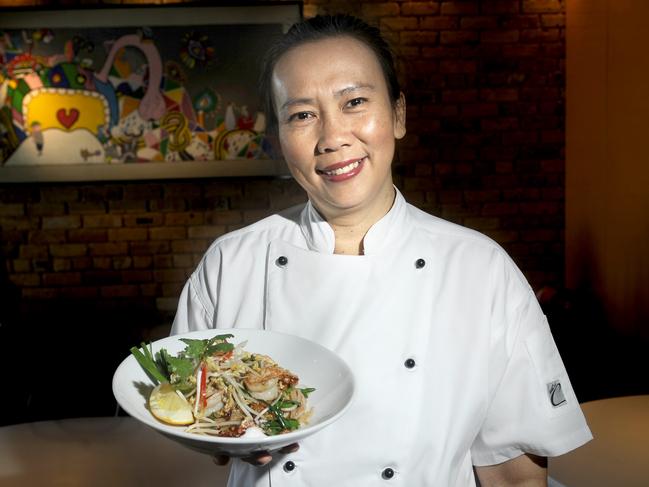 Chat Thai named by SBS as having one of the best Pad Thai's in Sydney, here with chef and owner Amy Chant.