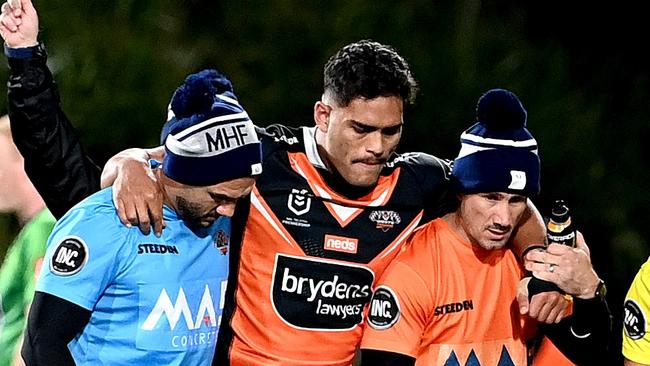 Shawn Blore is one of the unluckiest players in the game right now, having been limited to just 18 games in three years. Picture: Getty Images.