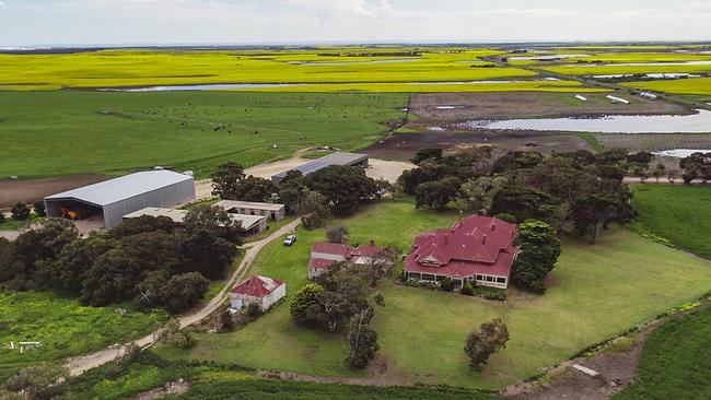 The Fischer family is selling its 1500ha dairy, 16km west of Meningie in South Australia.