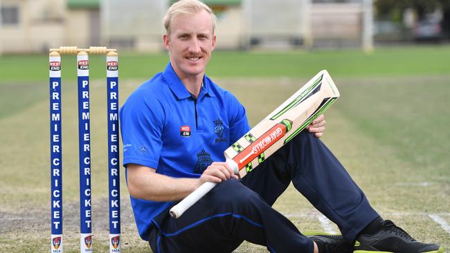 Sturt’s Brad Davis is closing in on the club’s First Grade runs record. Picture: Keryn Stevens