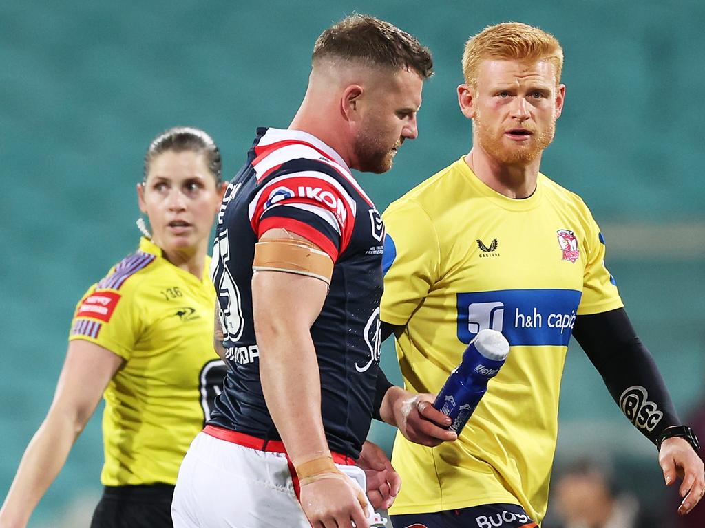 Nathan Brown was sin binned twice on the weekend. Picture: Matt King/Getty