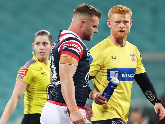 Nathan Brown was sin binned twice on the weekend. Picture: Matt King/Getty