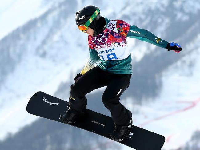 Flying high at the Olympics in Sochi.