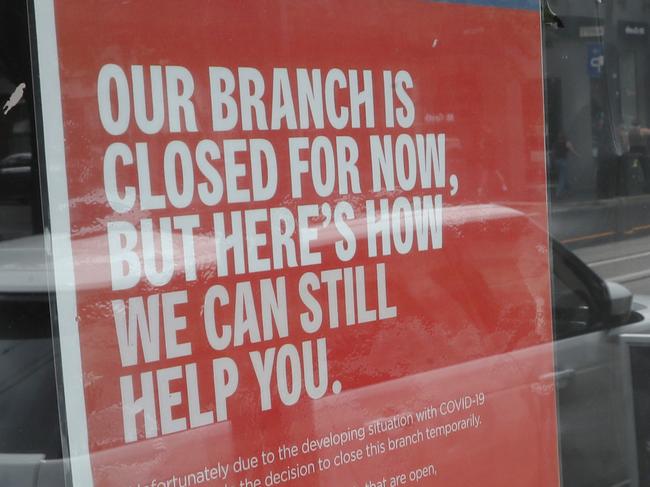 MELBOURNE, AUSTRALIA - NewsWire Photos, FEBRUARY 15, 2023. Bank stock Melbourne. Westpac looking at closing down branches including many Bank of Melbourne branches in Melbourne. Westpac brach in South Yarra which has closed down. Picture: NCA NewsWire / David Crosling