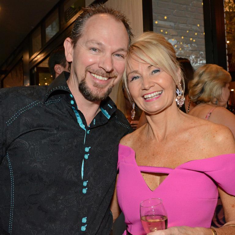 Glenn and Mel Keegan at opening of White Rhino, Surfers Paradise. Picture: Regina King