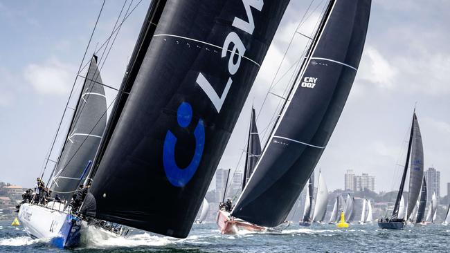 The LawConnect boat in last year’s Sydney to Hobart.
