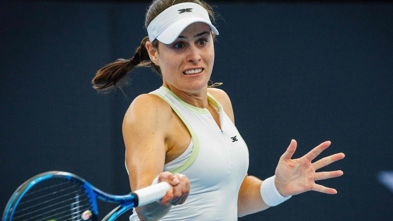 Kimberly Birrell is Australia’s top-ranked female player coming into qualifying at Melbourne Park this week. Picture: Patrick Hamilton / AFP