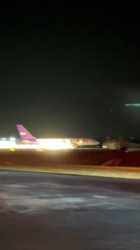 Plane makes crazy emergency landing