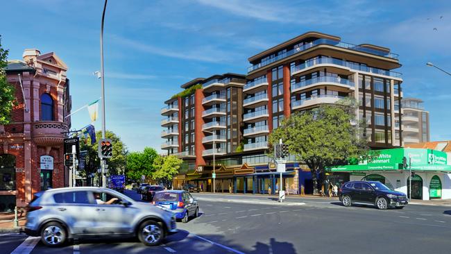 The approved design for the $95m apartment project. Picture: Supplied by Australasian Property Developments