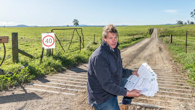 Bete Bolong farmer Chris Nixon earlier this year. Picture: LAURA FERGUSON