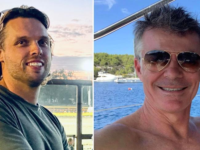 James and pilot Stephen Gale were on the plane that crashed into Port Phillip Bay near Mt Martha. Picture: Supplied