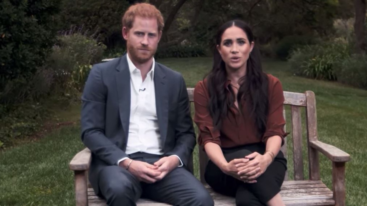 Prince Harry and Meghan Markle have urging Americans to register to vote. Picture: Time