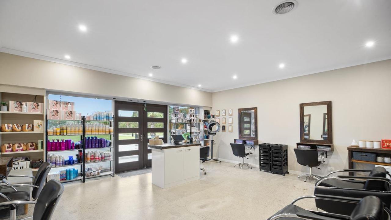 The home perfect for home run businesses’ also includes a hairdressing salon.