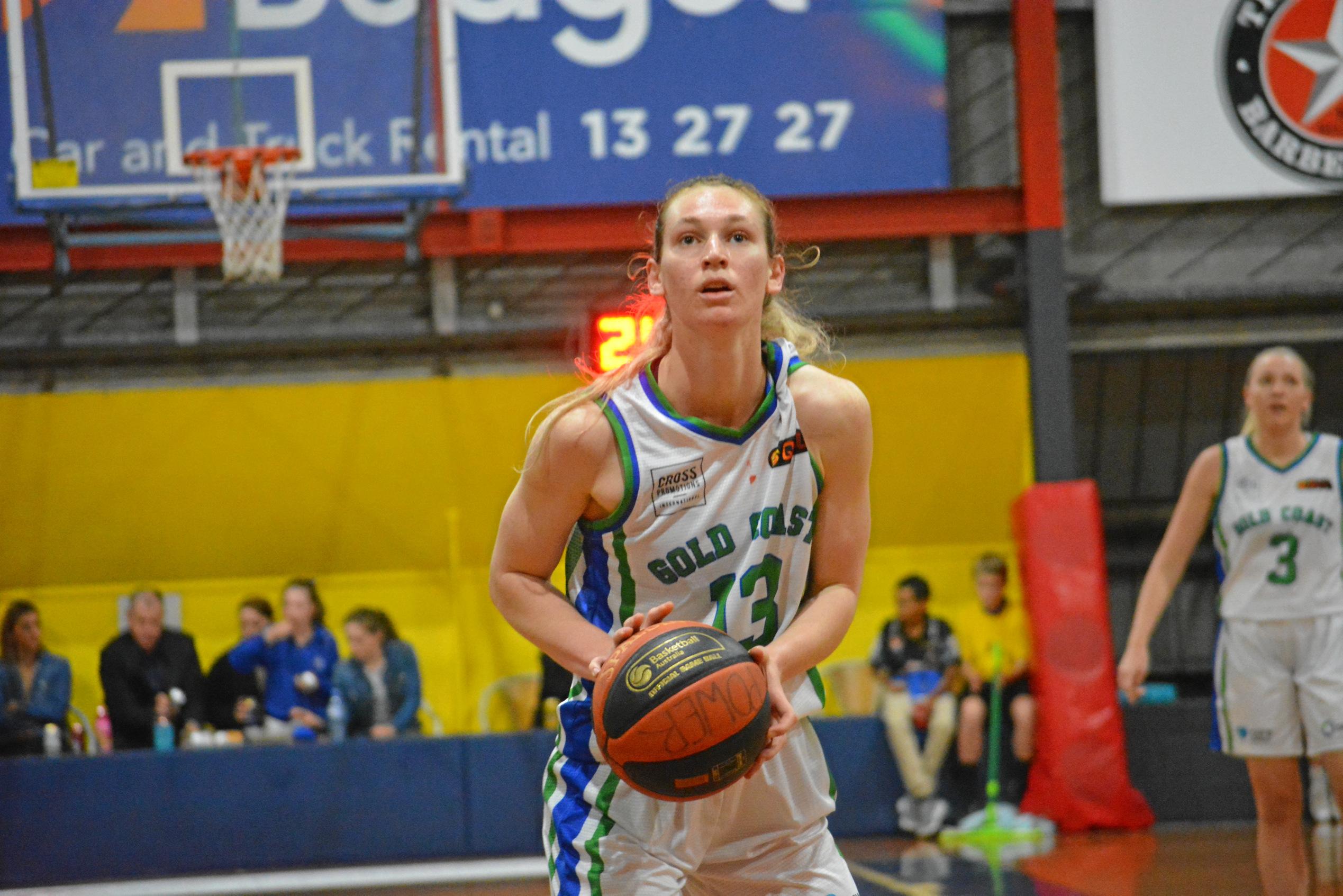 Carleigh Patrick shot 23 points. Picture: Nick Kossatch GLA040819QBL