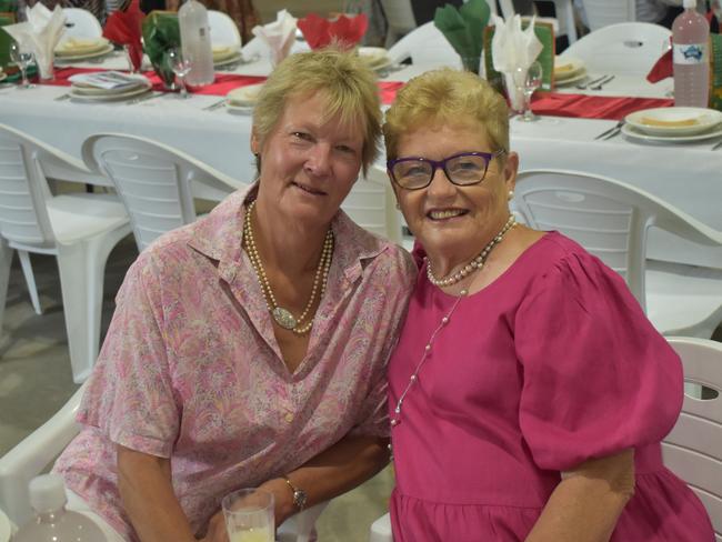 Carole and Shirley from Stanthorpe at the Italian long lunch, February 25, 2024.