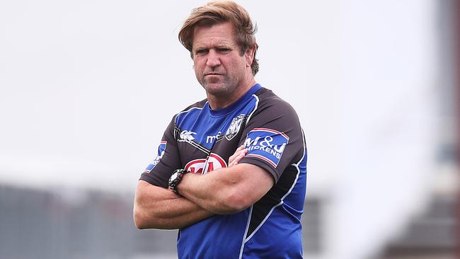 Coach Des Hasler during a training session. Picture. Phil Hillyard
