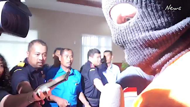 Australian arrested in Bali allegedly on drug possession speaks to media