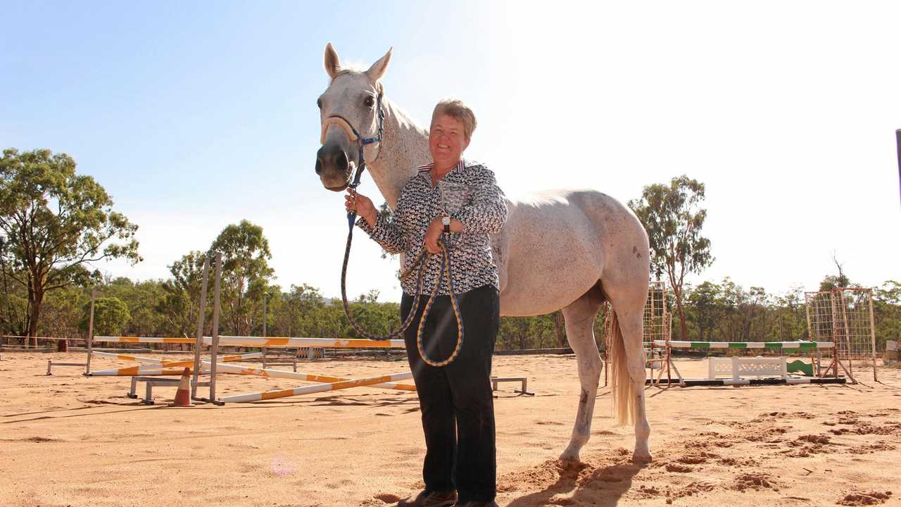 Warwick&#39;s Christine Bradfield has been around horses her whole life. Picture: Marian Faa