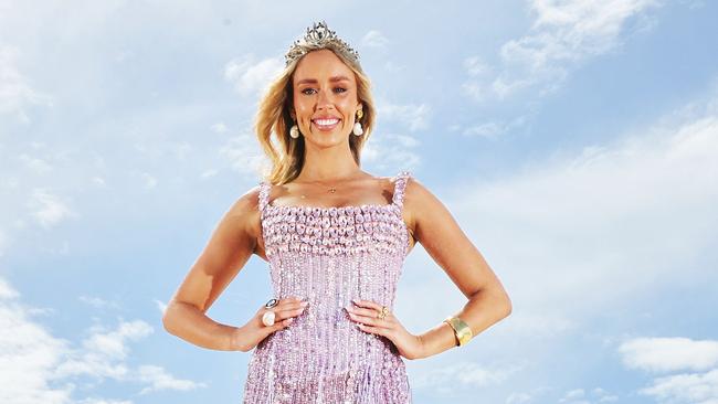 “When I was five I wanted to be a builder like Dad,” says Miss Universe Australia Zoe Creed. Picture Glenn Hampson