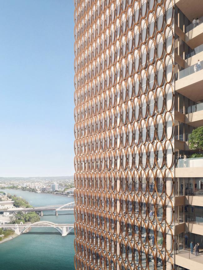 An artist's impression of the 205 North Quay office tower.