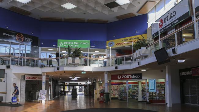 A ghostly Boronia Mall. Photo: Wayne Taylor