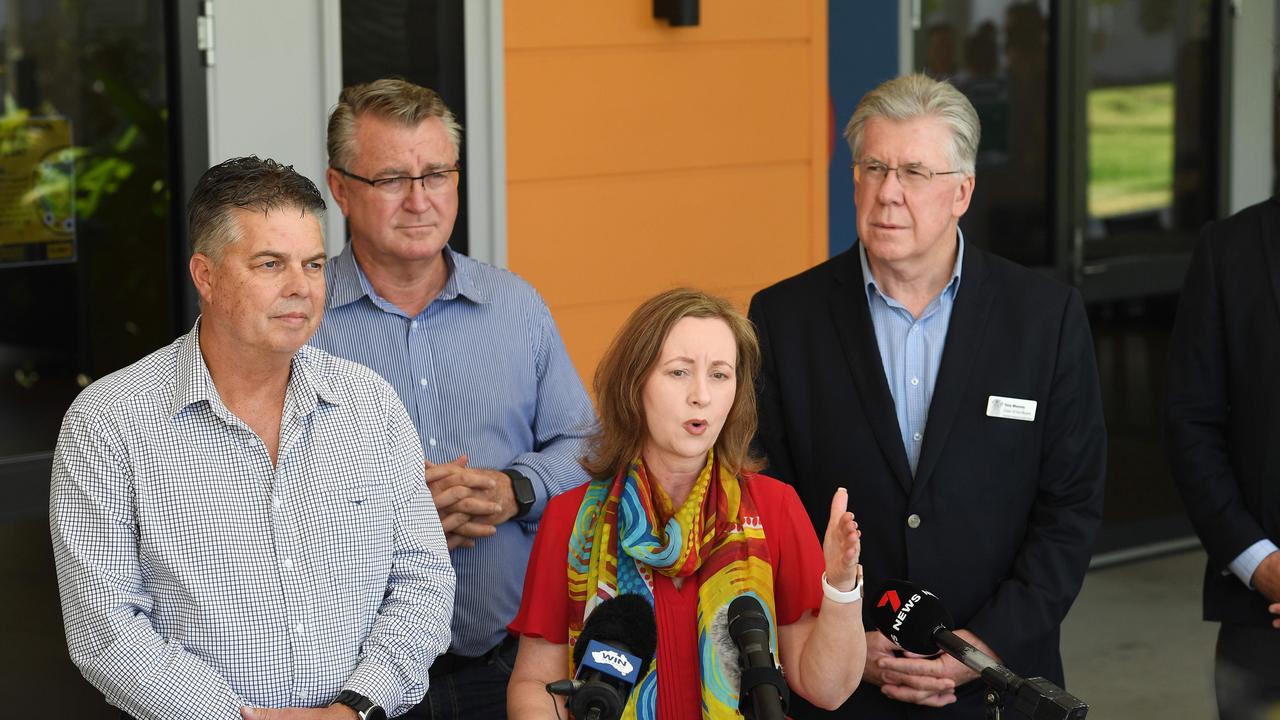 Minister for Health Yvette D'Ath in Townsville to announce the launch of Townsville University Hospital's equity strategy. Picture: Shae Beplate.