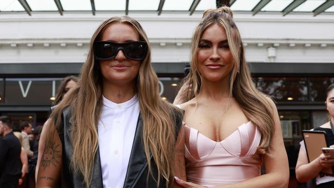 Singer G Flip and wife Chrishell Stause will walk the coral carpet at tonight’s AFLW Awards at Crown. Picture: Getty Images