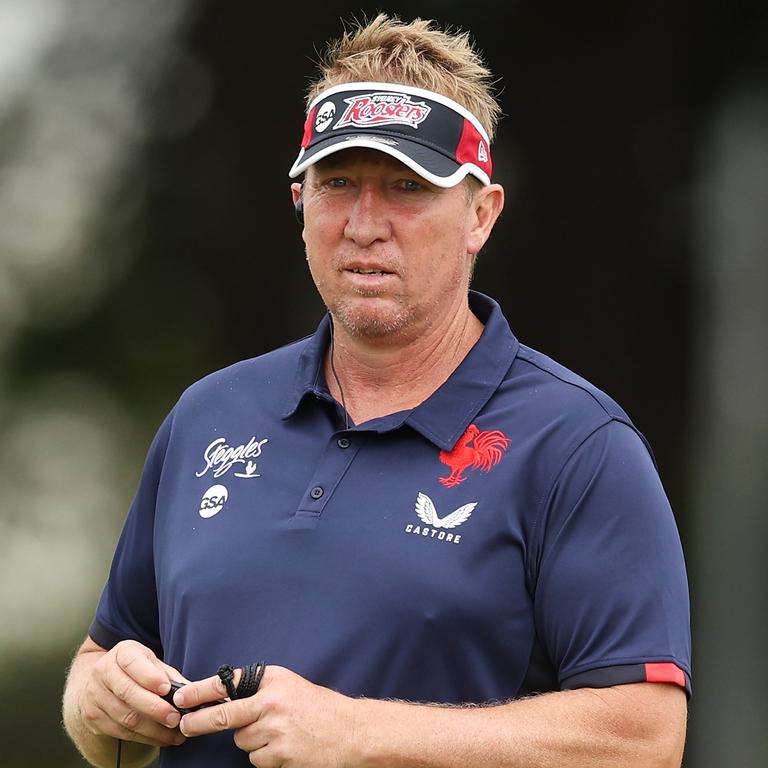 Brandon Smith has had to get used to life under Roosters coach Trent Robinson. Picture: Matt King/Getty Images